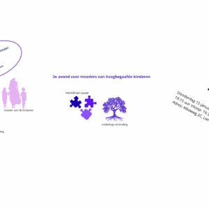 Ticket voor avond moeders hb-kinderen 15 januari 2026