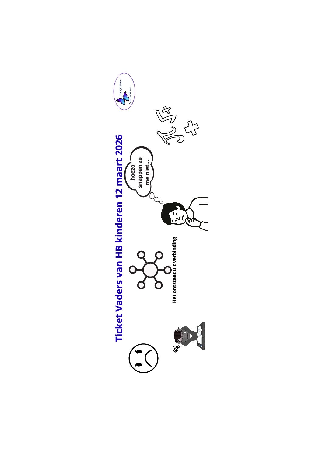 Ticket vaders HB-kinderen 12 maart